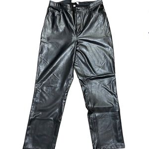 Abercrombie 90s vegan leather pants